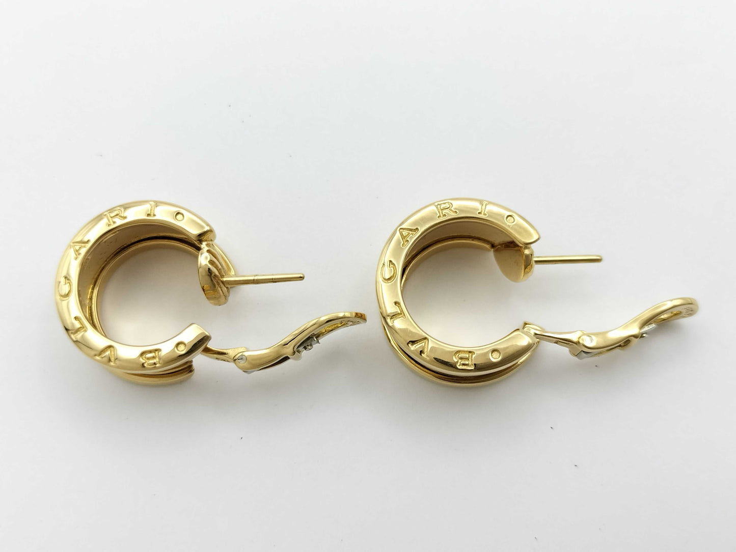 BVLGARI B.zero1 YG 750 14.8g Earrings