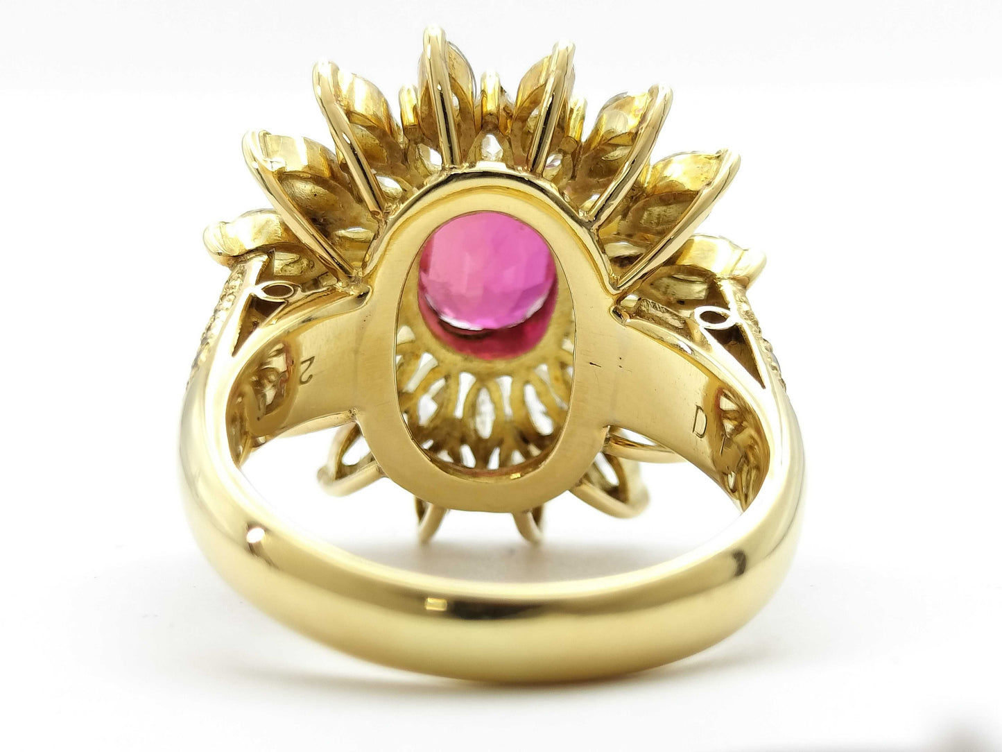 R2.56ct D1.70/0.20ct K18 11.6g Ring