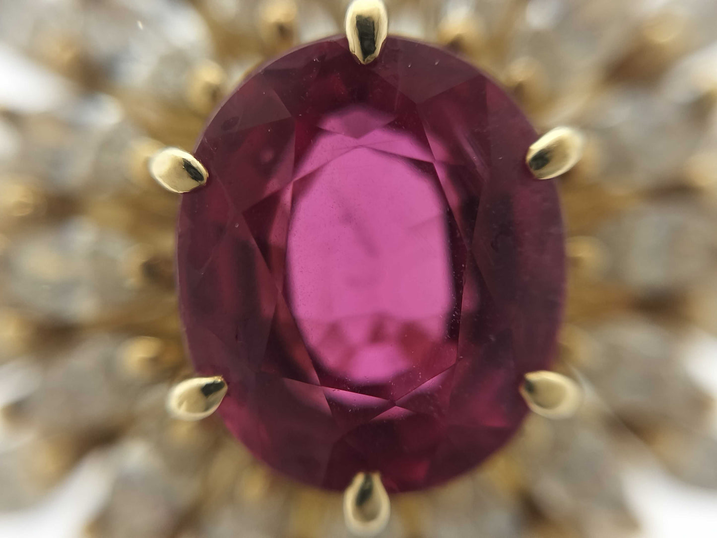 R2.56ct D1.70/0.20ct K18 11.6g Ring