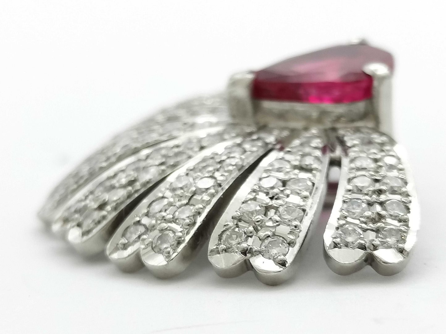 R1.87ct D0.81ct PT900 7.6g Pendant Top