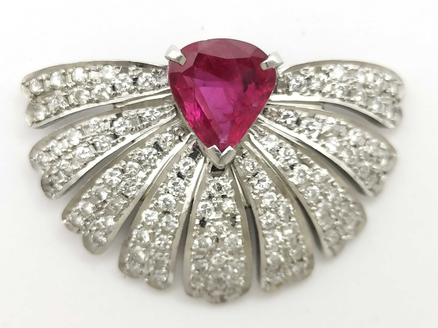 R1.87ct D0.81ct PT900 7.6g Pendant Top