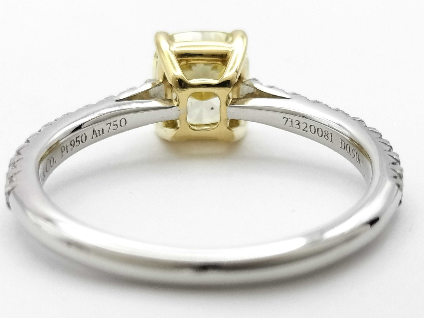 Tiffany & Co. Novo D0.90ct Diamond Ring in PT950/Au750, 2.7g