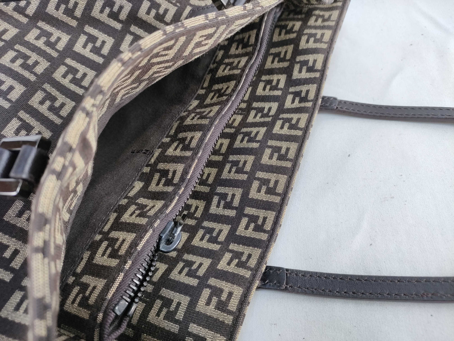 FENDI Zucchino Tote Bag
