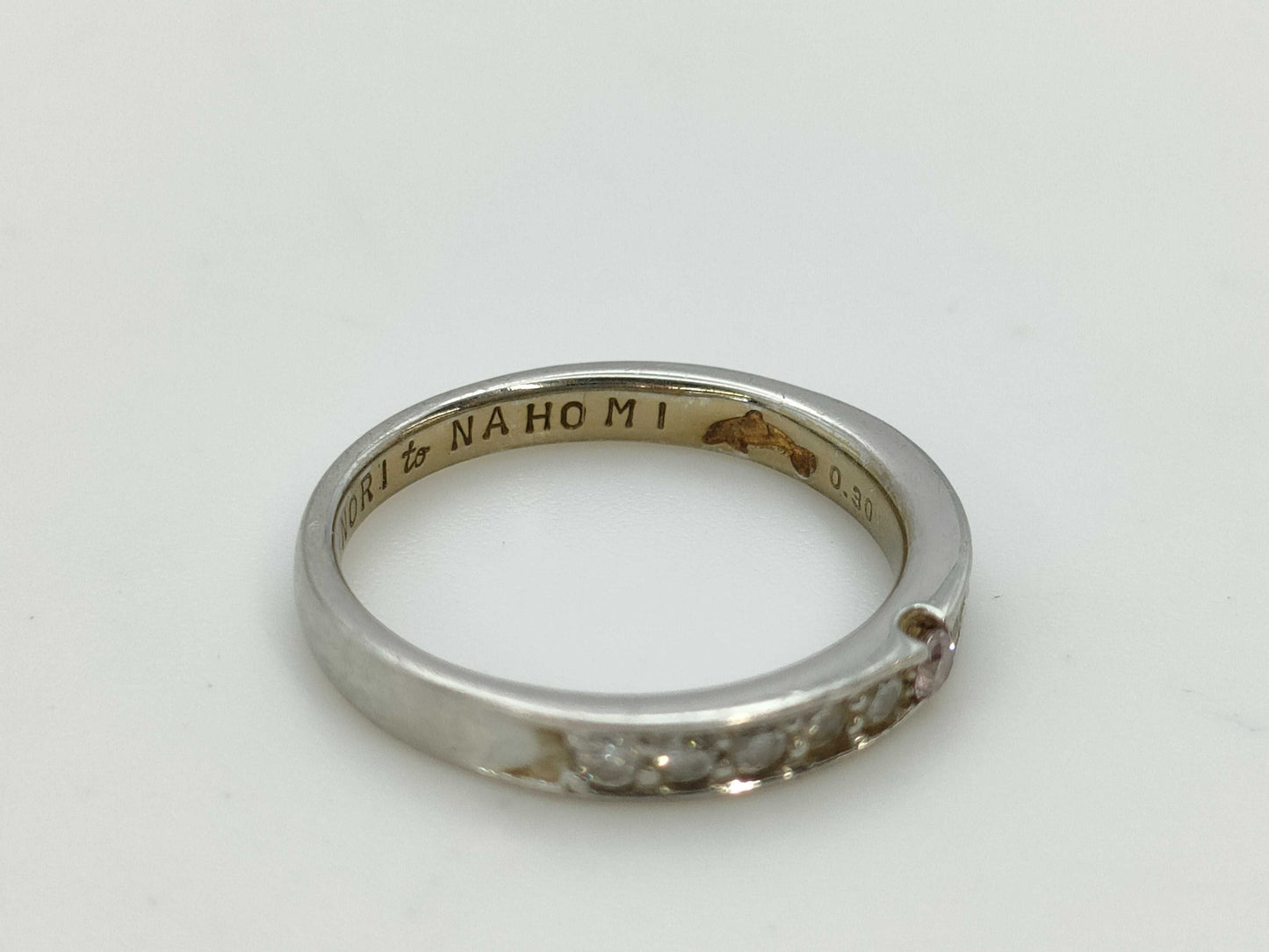 D0.30ct Pt900 3.7g Ring