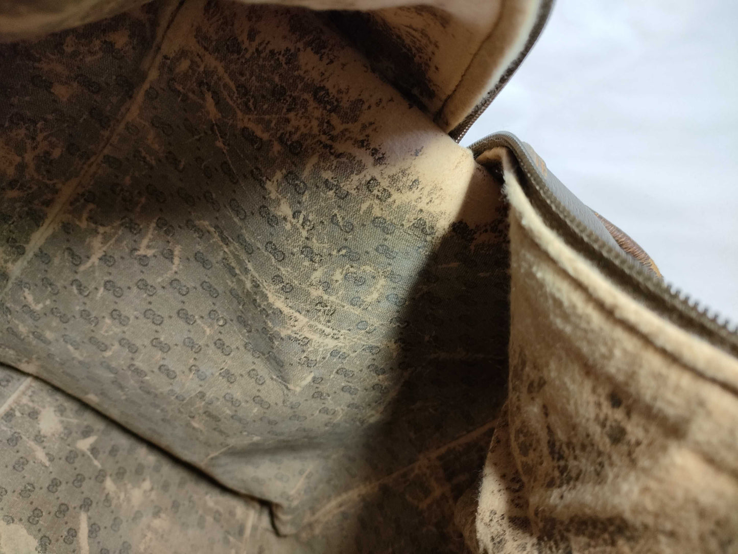 GUCCI GUCCI Leather Boston Bag, Vintage Brown