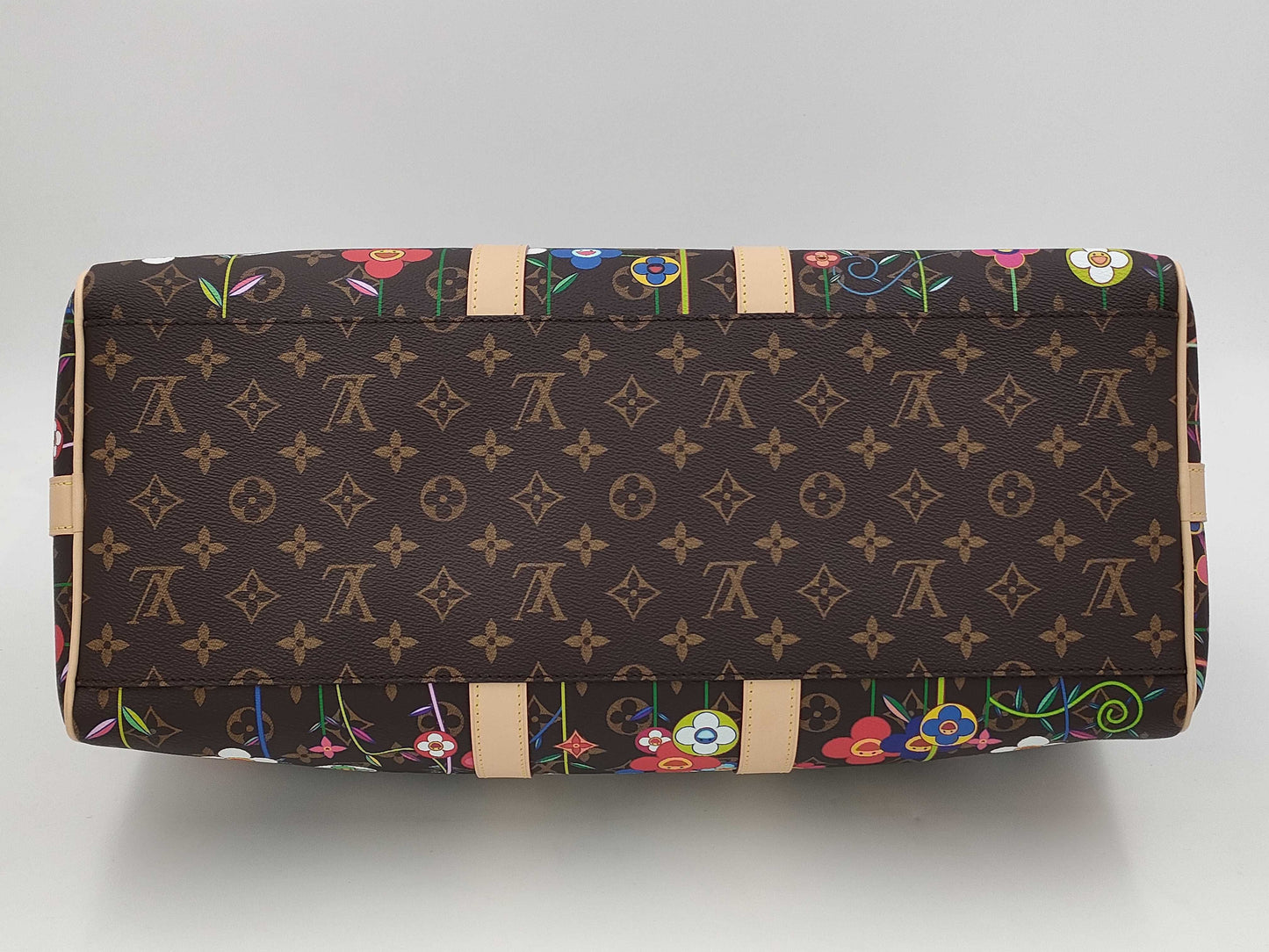 LOUIS VUITTON Louis Vuitton Monogram Keepall Bandouliere 45 Boston Bag by Takashi Murakami