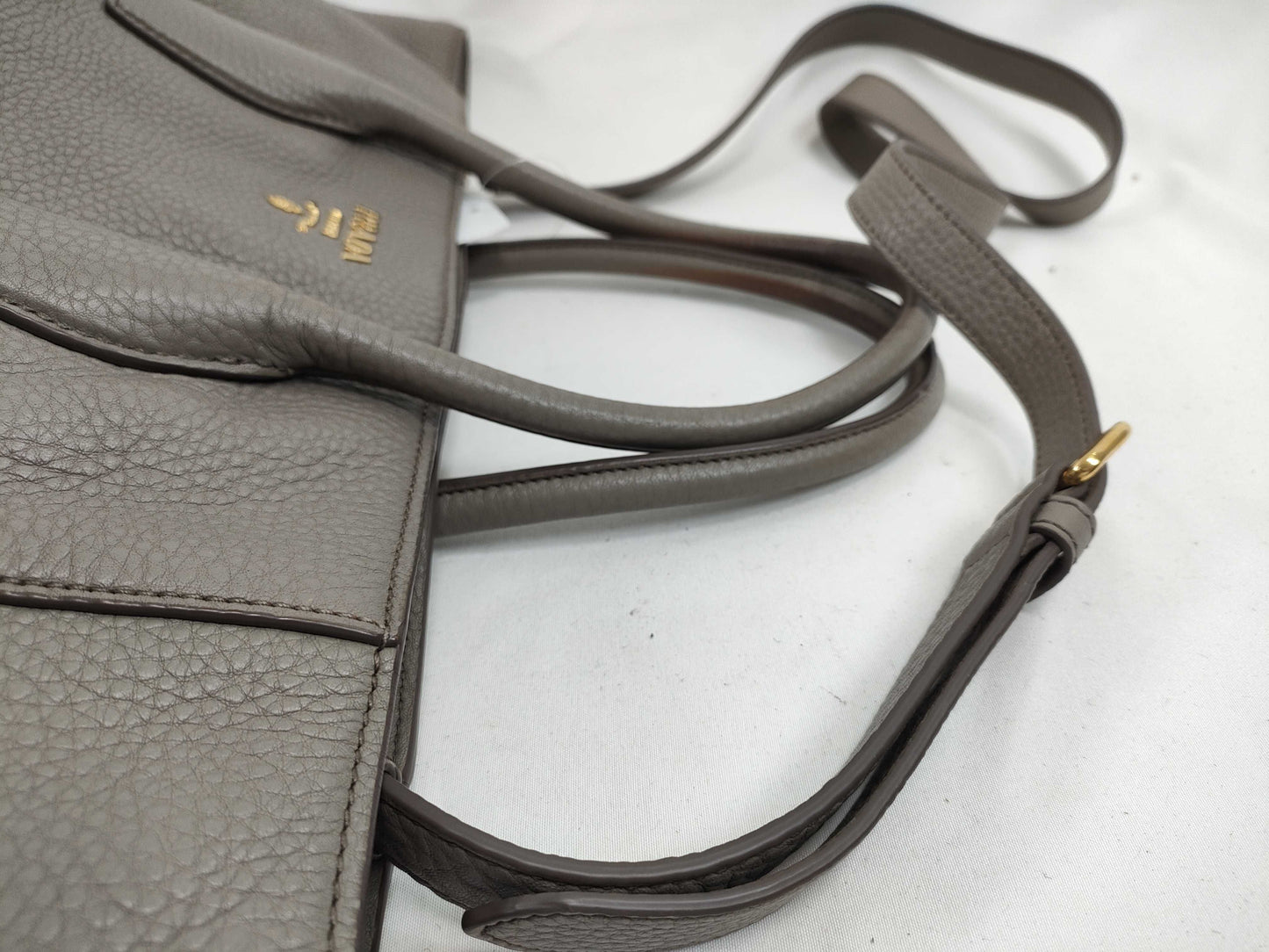 PRADA PRADA Prada 2-Way Tote Bag Leather with Strap BR4992 Tote Bag
