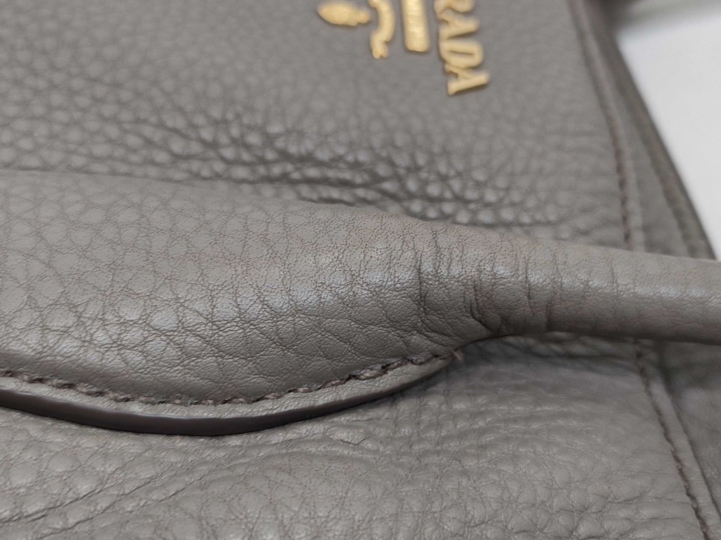 PRADA PRADA Prada 2-Way Tote Bag Leather with Strap BR4992 Tote Bag