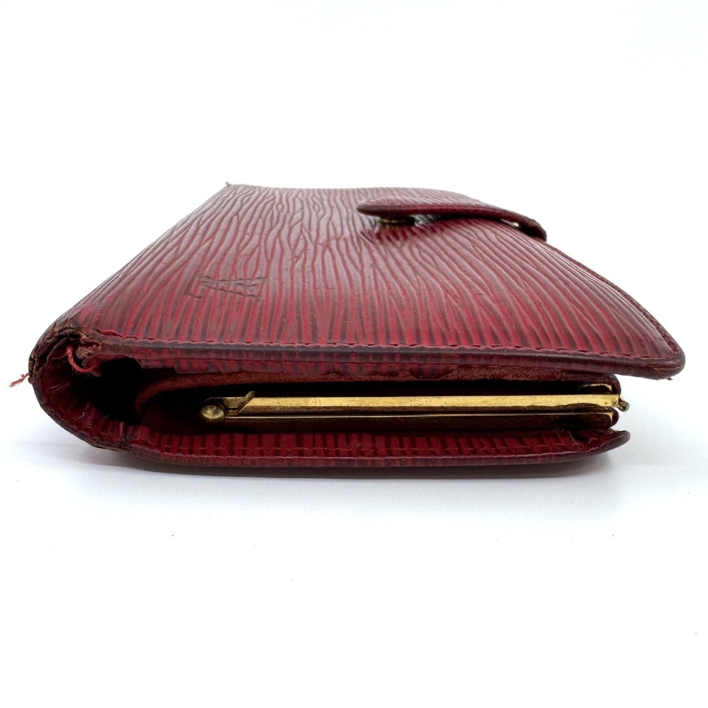 LOUIS VUITTON Epi Long Wallet Red Wallet