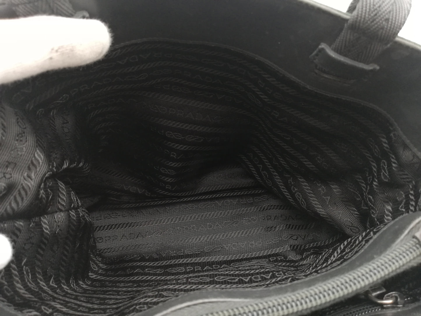 PRADA Tessuto Khaki Shoulder Bag