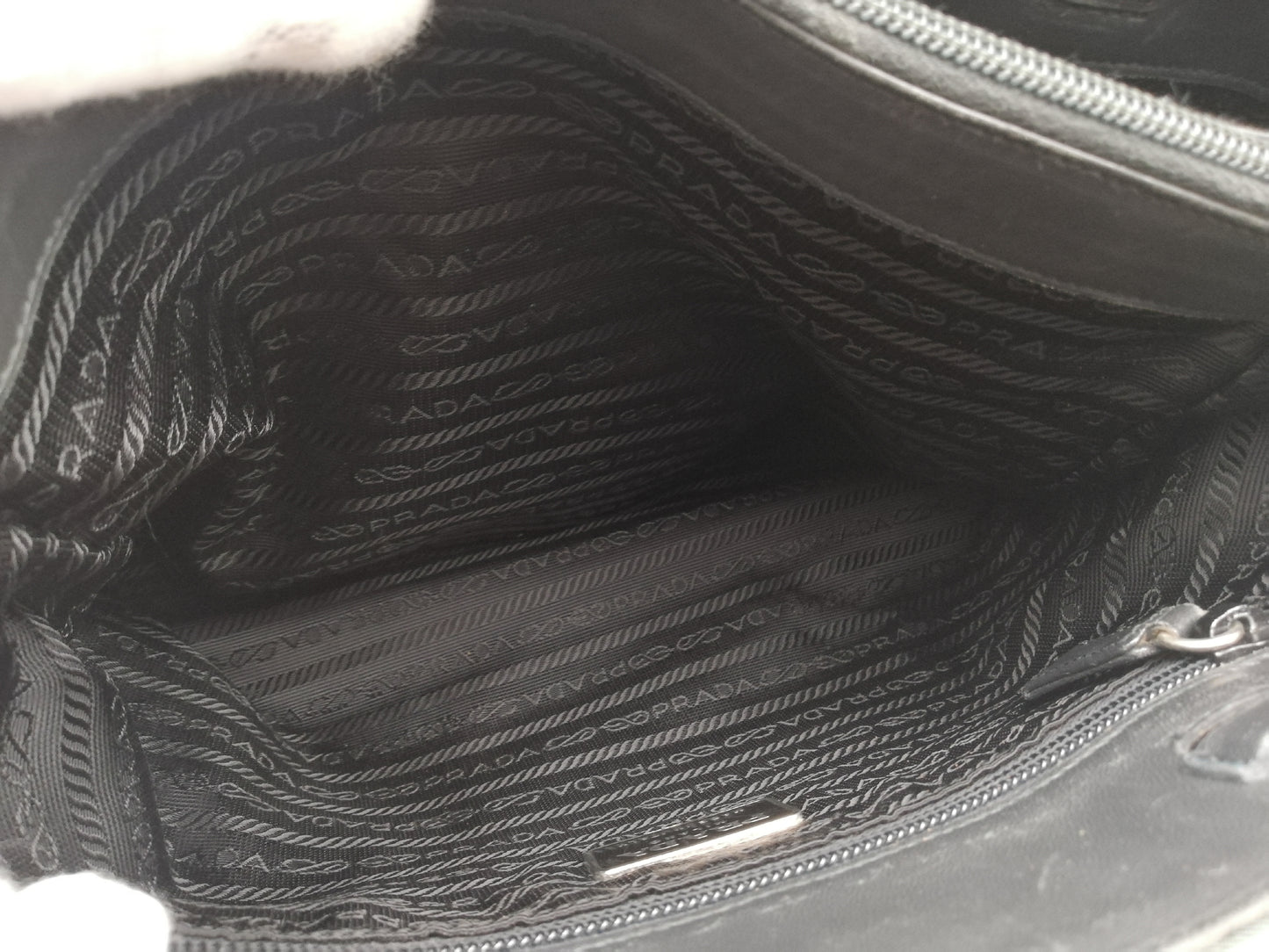 PRADA Tessuto Khaki Shoulder Bag