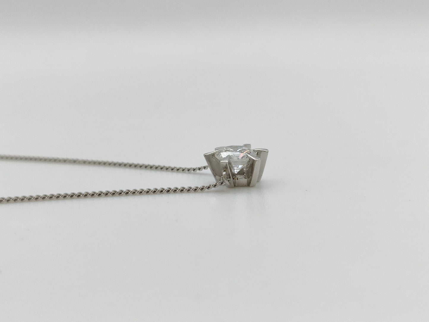 D1.006ct PT900/PT850 4.6g Necklace