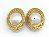 CHANEL Faux Pearl Round 28 Earrings