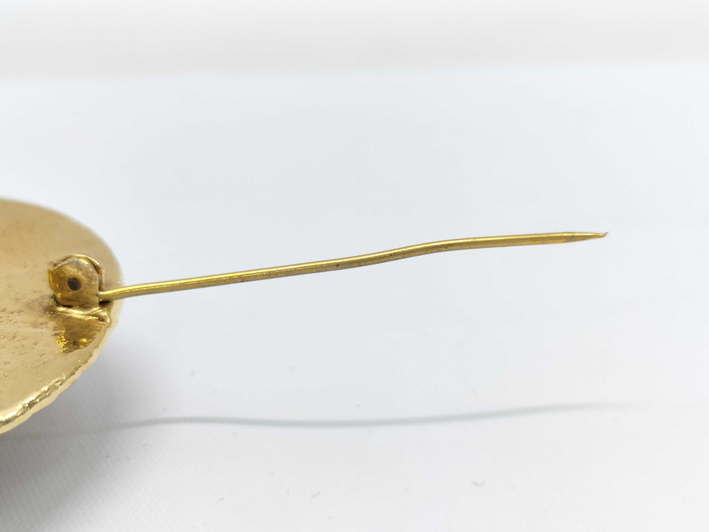 CHANEL straw hat brooch