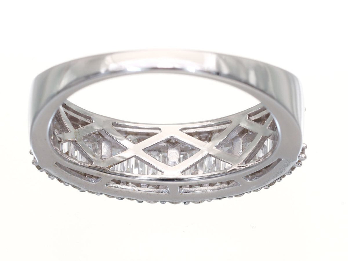 D1.10ct K18WG 4.6g Ring