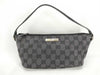 GUCCI GG Canvas Handbag with Accessory Pouch and Leather GG Pattern