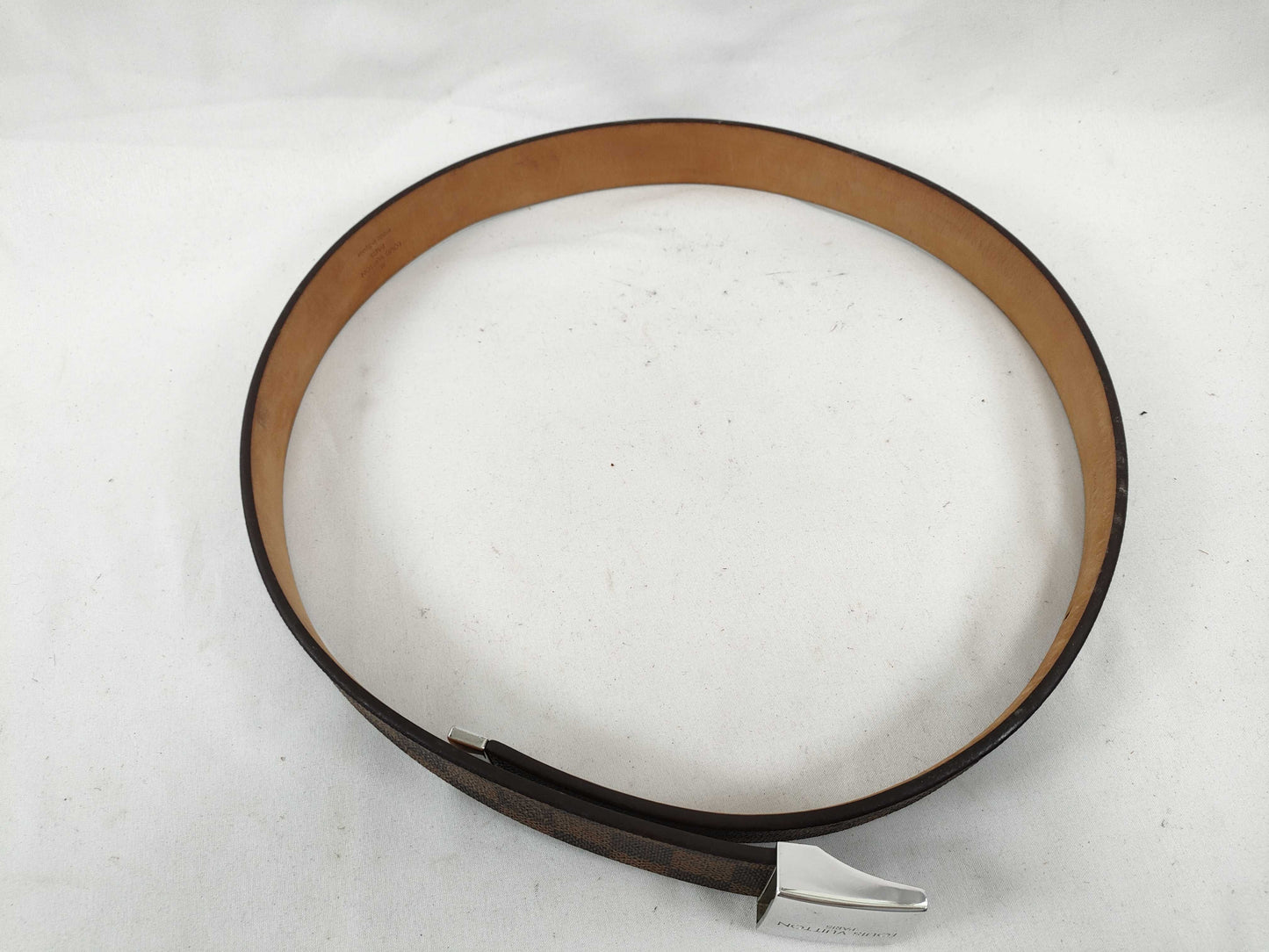 LOUIS VUITTON Damier Damier Centur Carre M6803 Belt