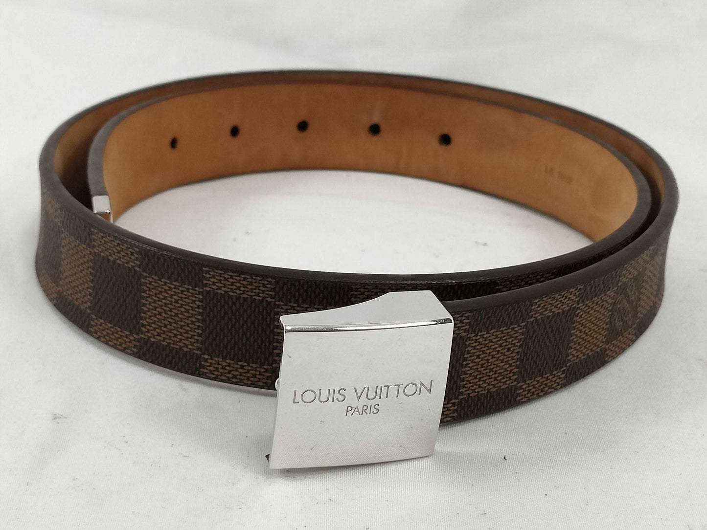 LOUIS VUITTON Damier Damier Centur Carre M6803 Belt