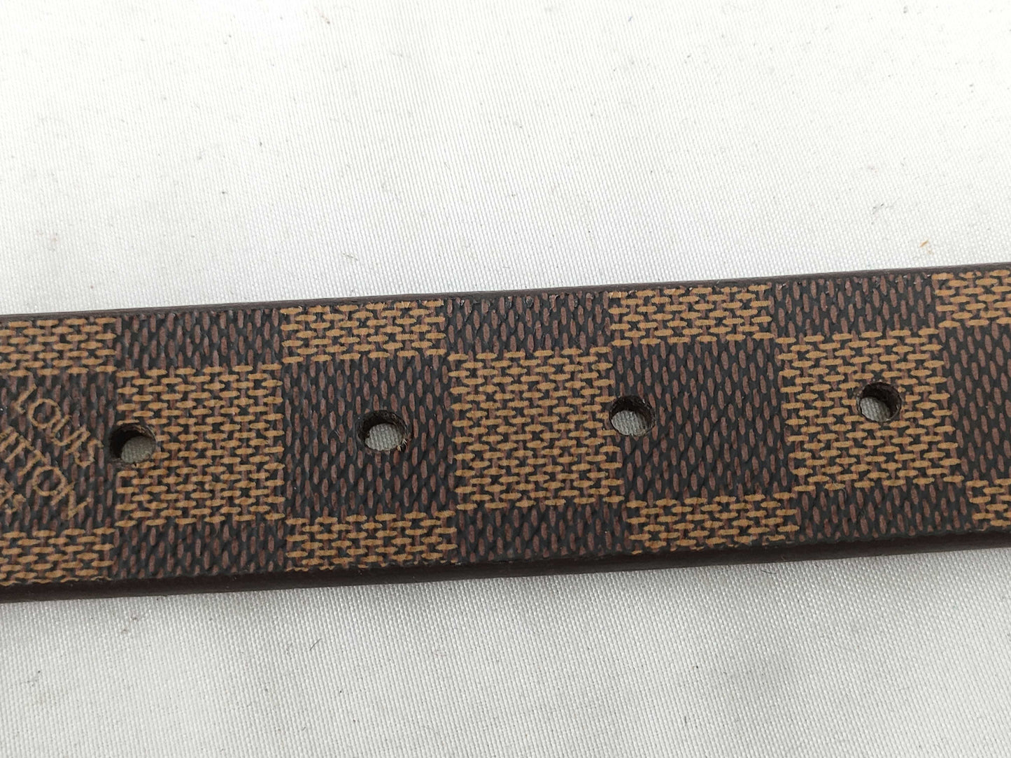 LOUIS VUITTON Damier Damier Centur Carre M6803 Belt