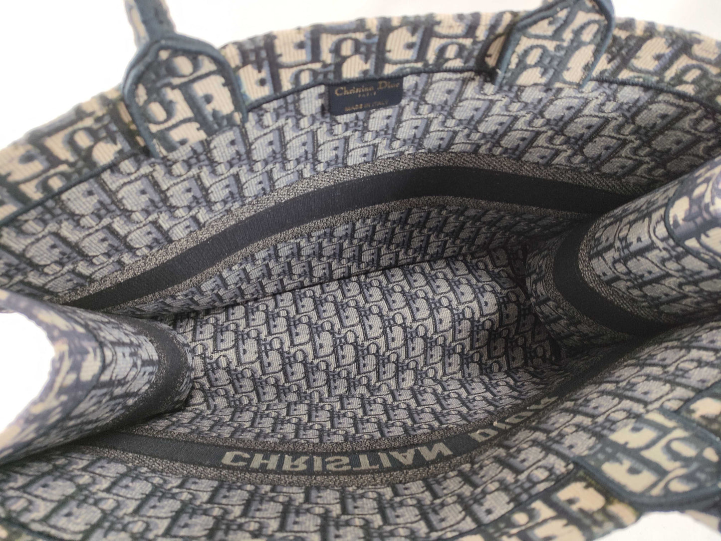 Dior Trotter Embroidered Book Tote Bag