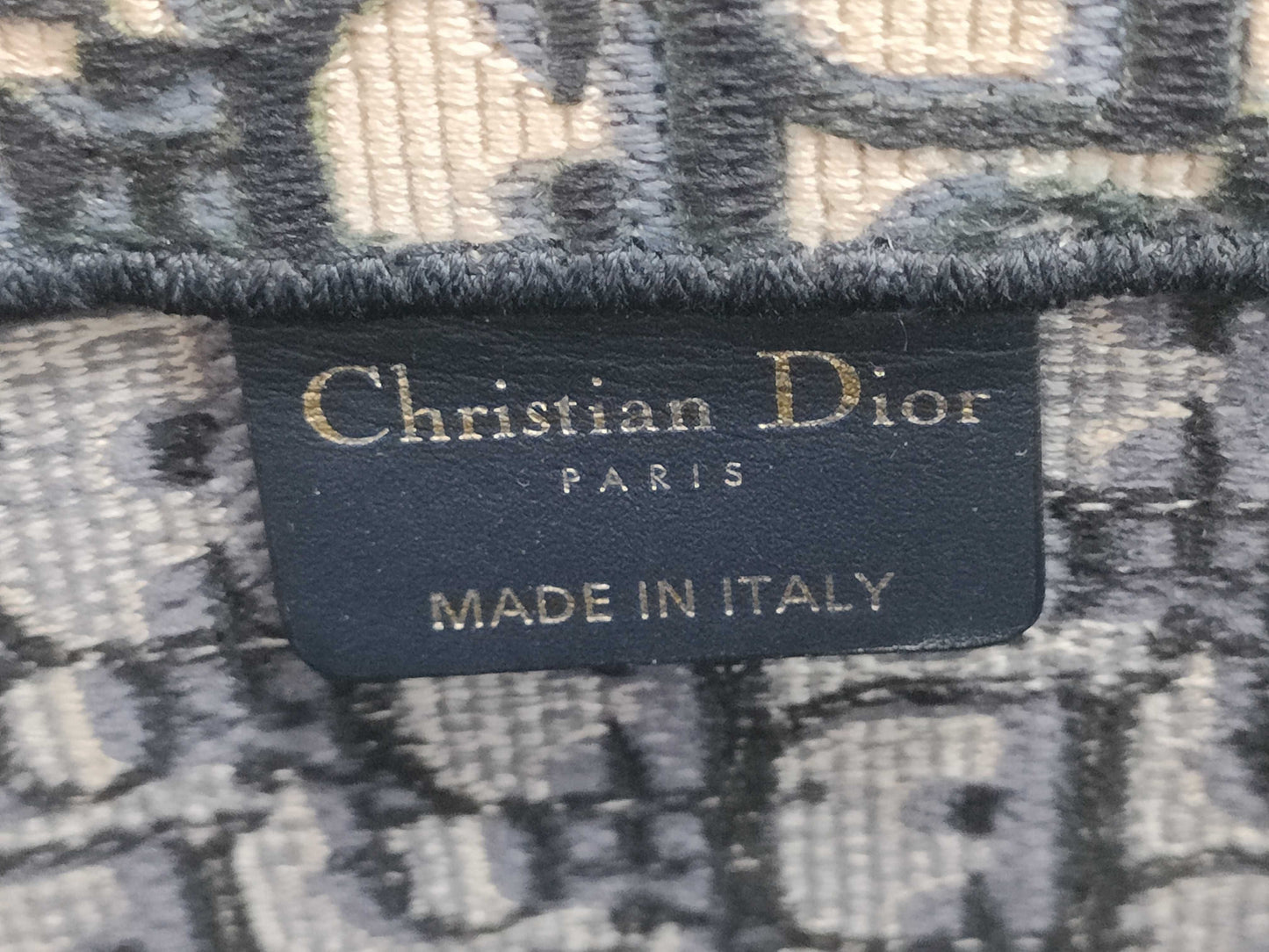 Dior Trotter Embroidered Book Tote Bag