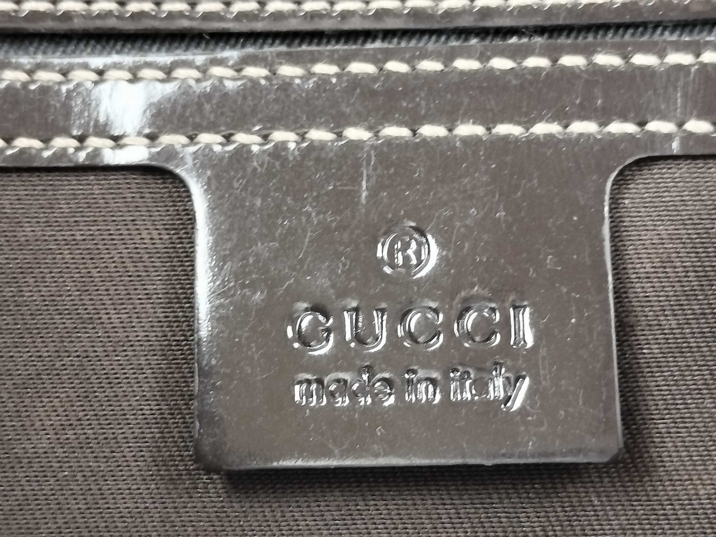 GUCCI GG Supreme Gucci Tote Brown 197953 Tote Bag