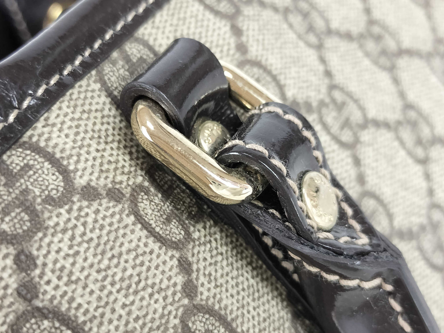 GUCCI GG Supreme Gucci Tote Brown 197953 Tote Bag