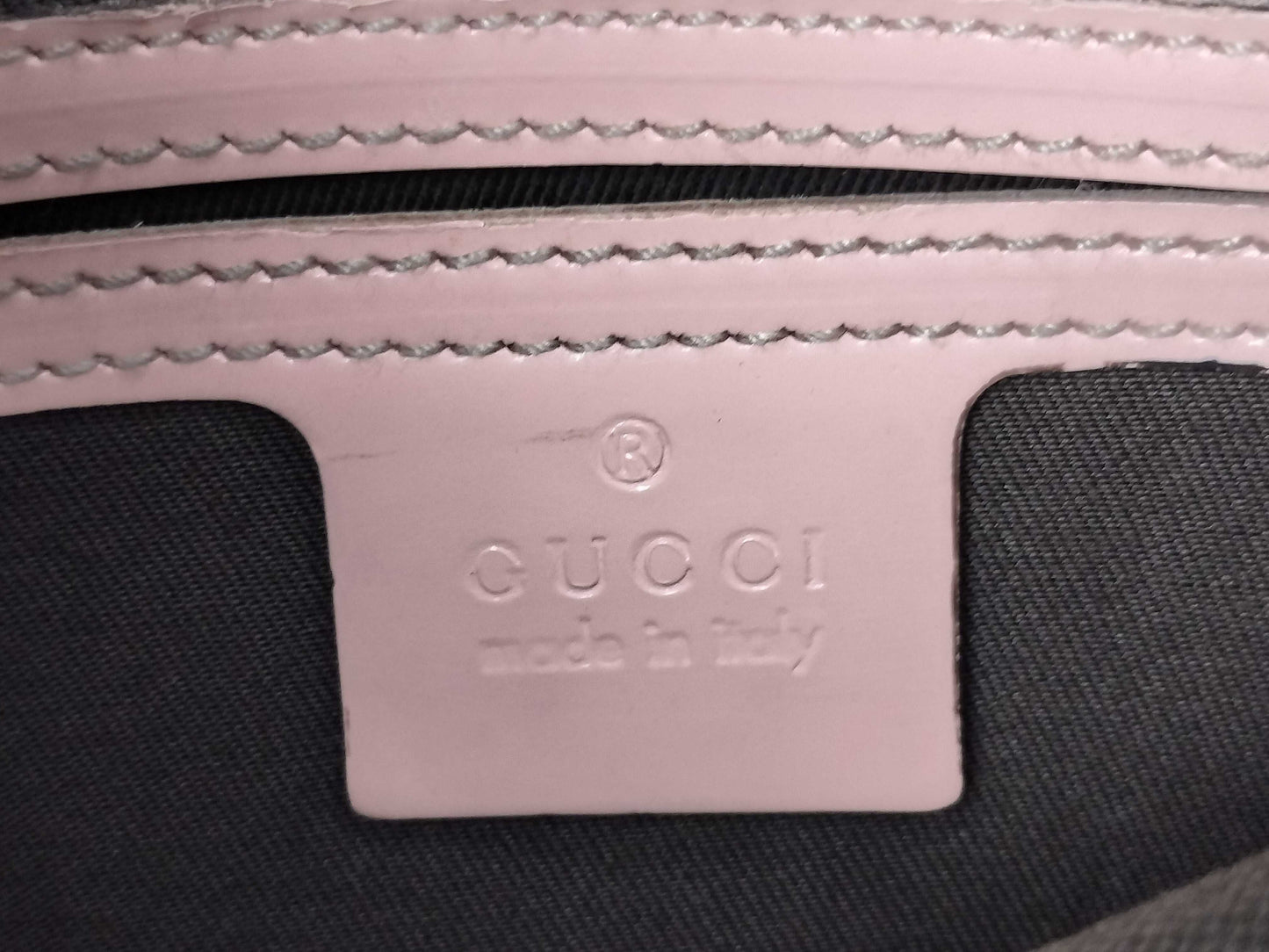 GUCCI GG Supreme Shoulder Bag, Brown/Pink, 201538