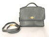 COACH 2-Way Leather Gray Shoulder Bag