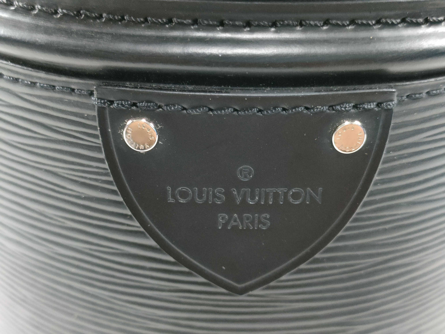 LOUIS VUITTON RFID Verified, Serial Unverifiable, Epi Cannes Handbag M52226, 2-Way Shoulder Bag, Black