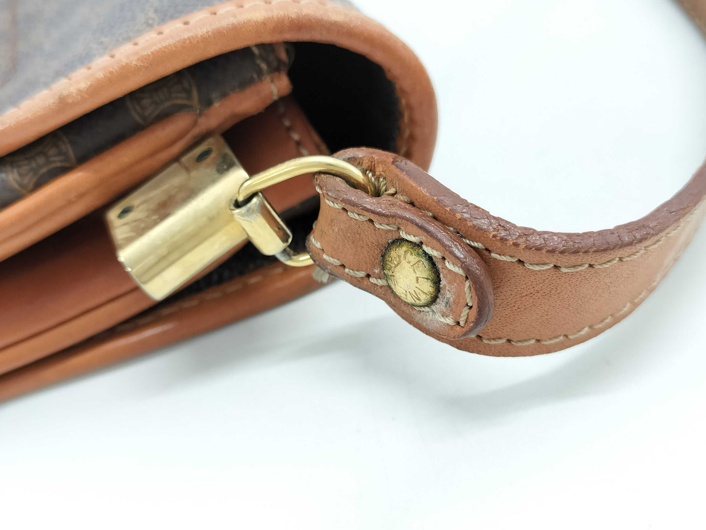CELINE Macadam Shoulder Bag