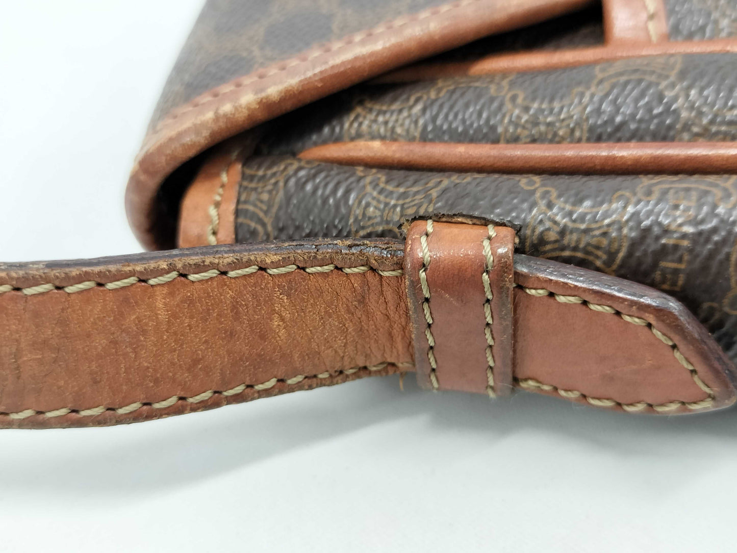 CELINE Macadam Shoulder Bag