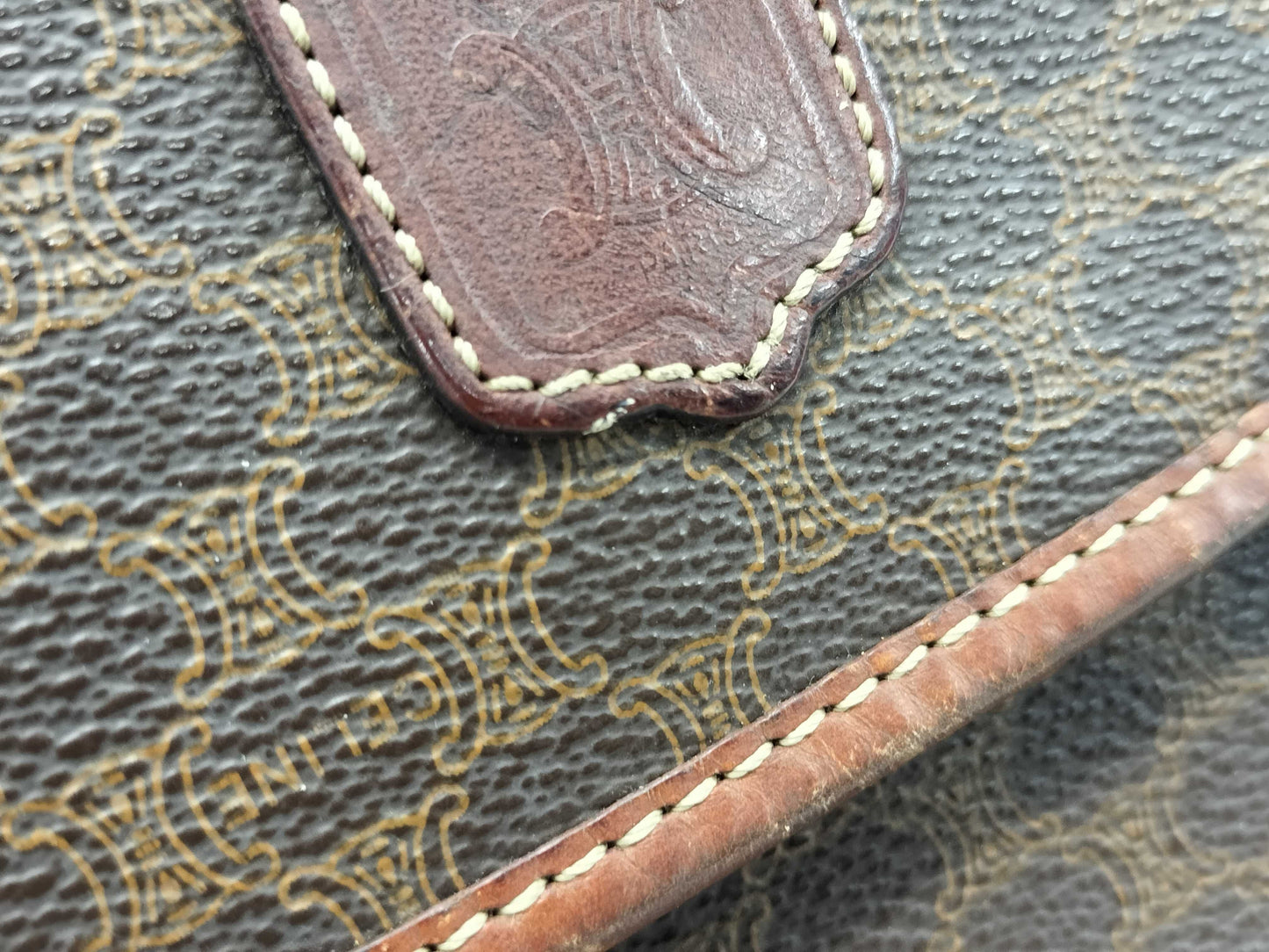 CELINE Macadam Shoulder Bag