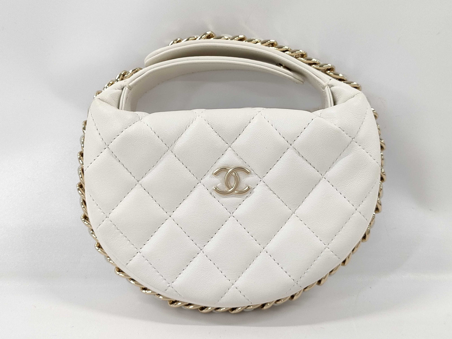 CHANEL Matelasse Mini Bag White Bag
