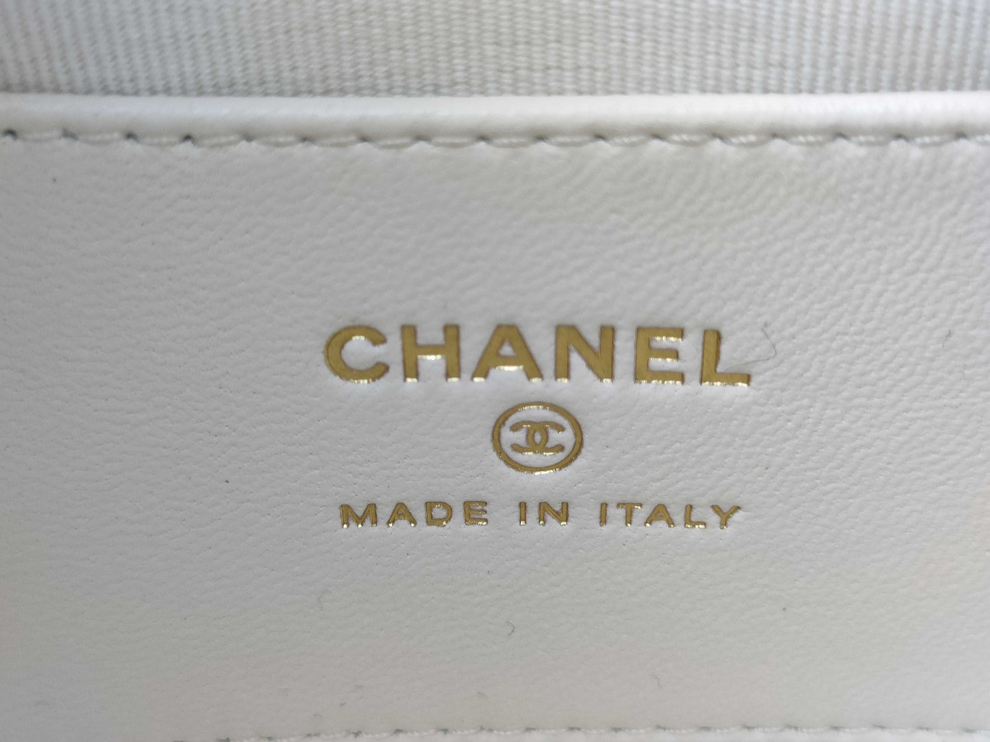 CHANEL Matelasse Mini Bag White Bag