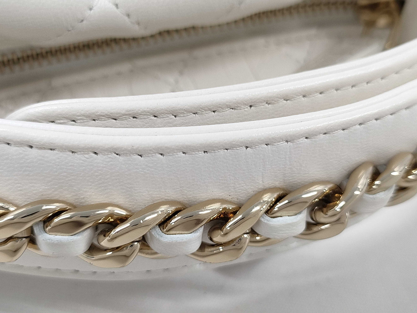 CHANEL Matelasse Mini Bag White Bag