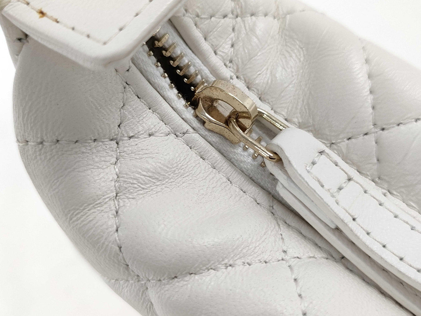 CHANEL Matelasse Mini Bag White Bag