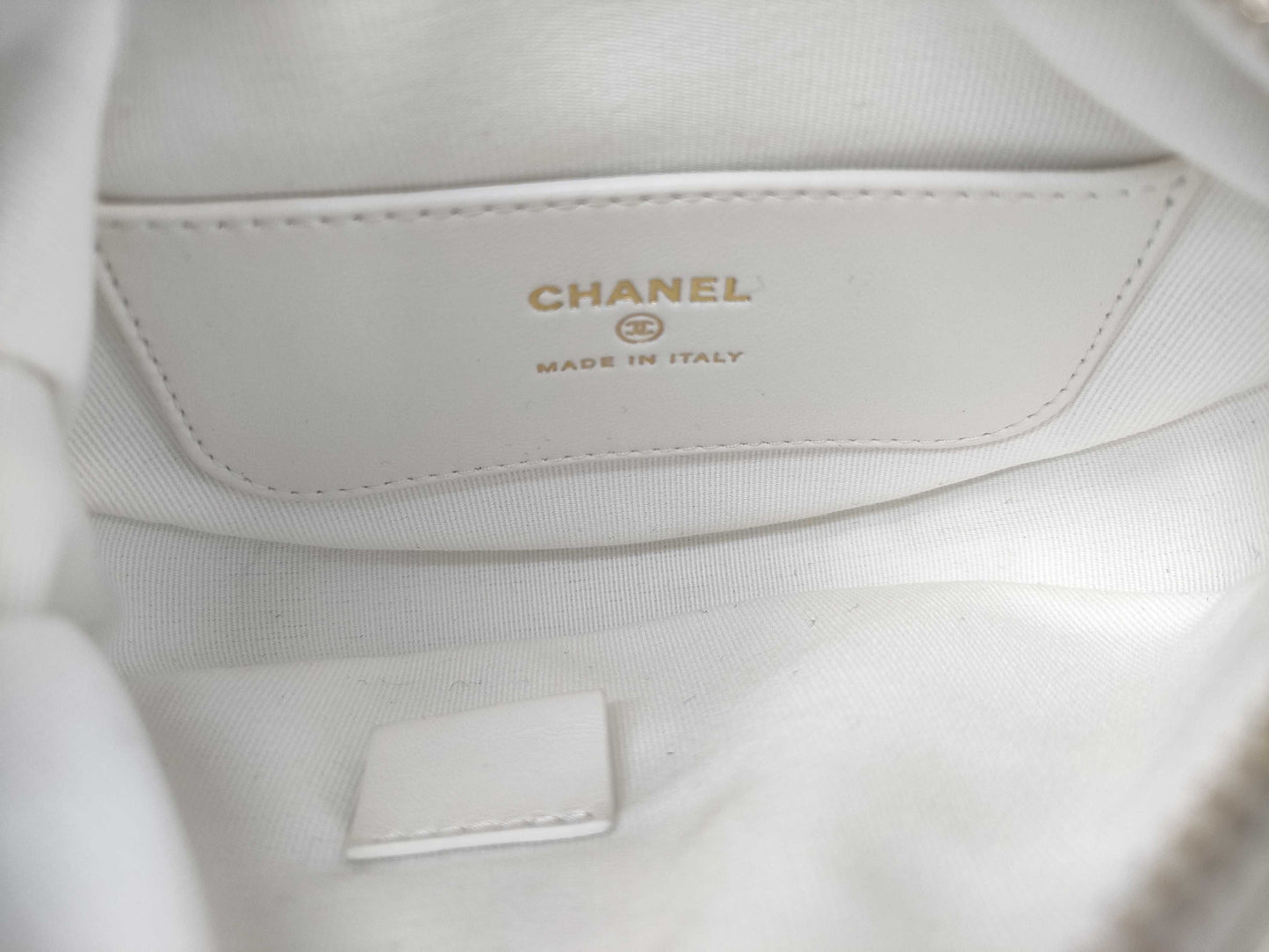 CHANEL Matelasse Mini Bag White Bag