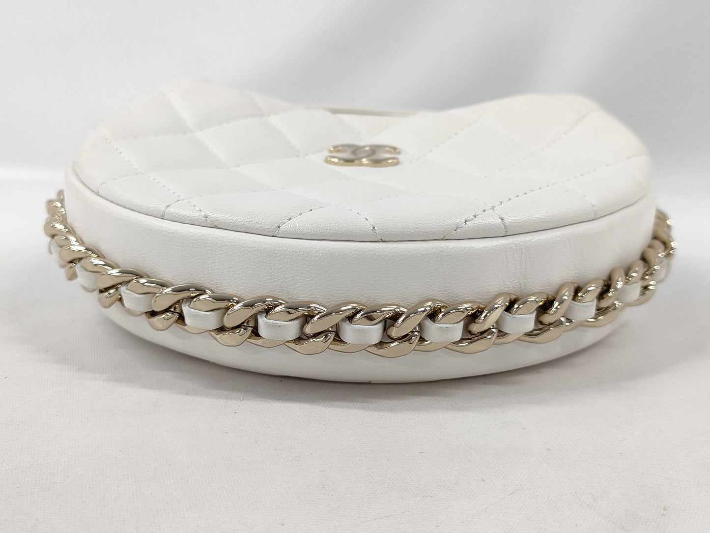 CHANEL Matelasse Mini Bag White Bag