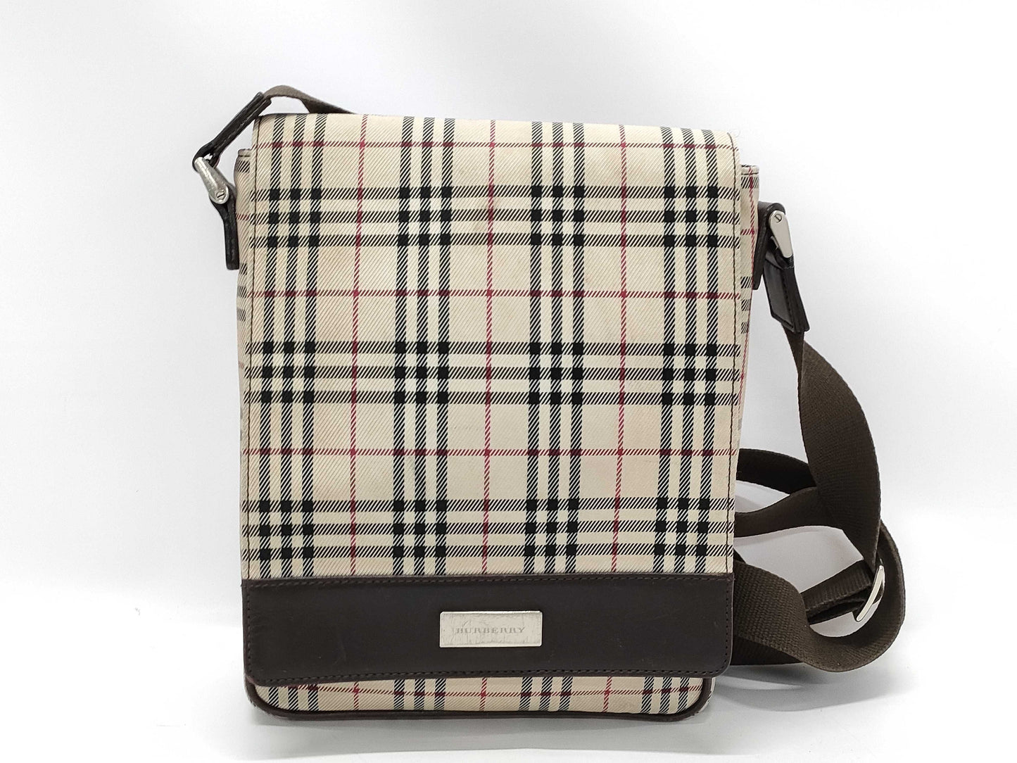 BURBERRY Nova Check Shoulder Bag