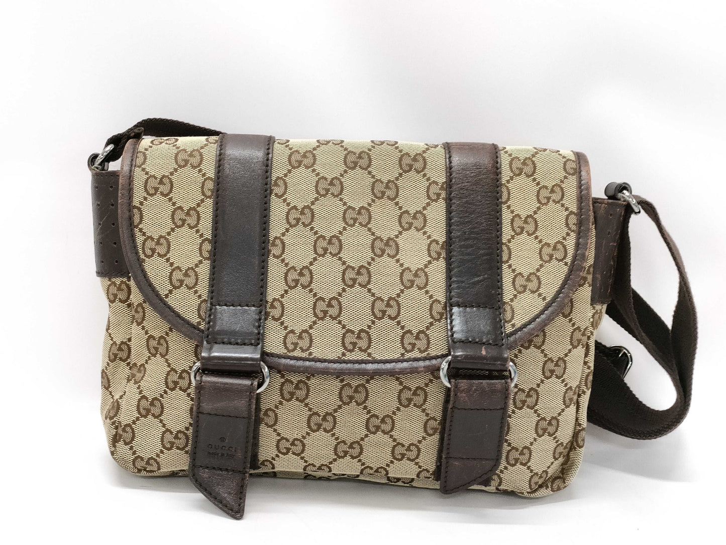 GUCCI GG Canvas 145858 Shoulder Bag
