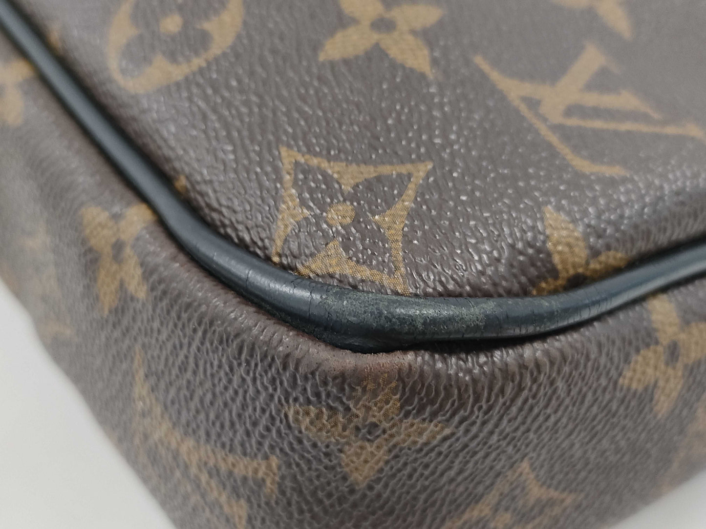 LOUIS VUITTON Monogram Macassar PDV PM Porte-Document Voyage Business Bag