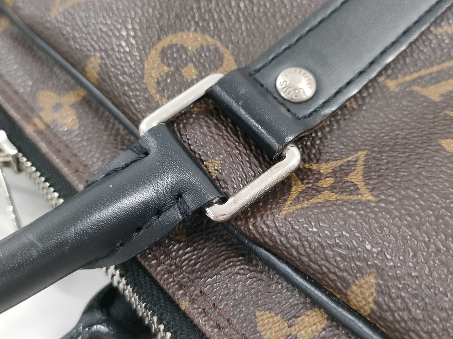 LOUIS VUITTON Monogram Macassar PDV PM Porte-Document Voyage Business Bag