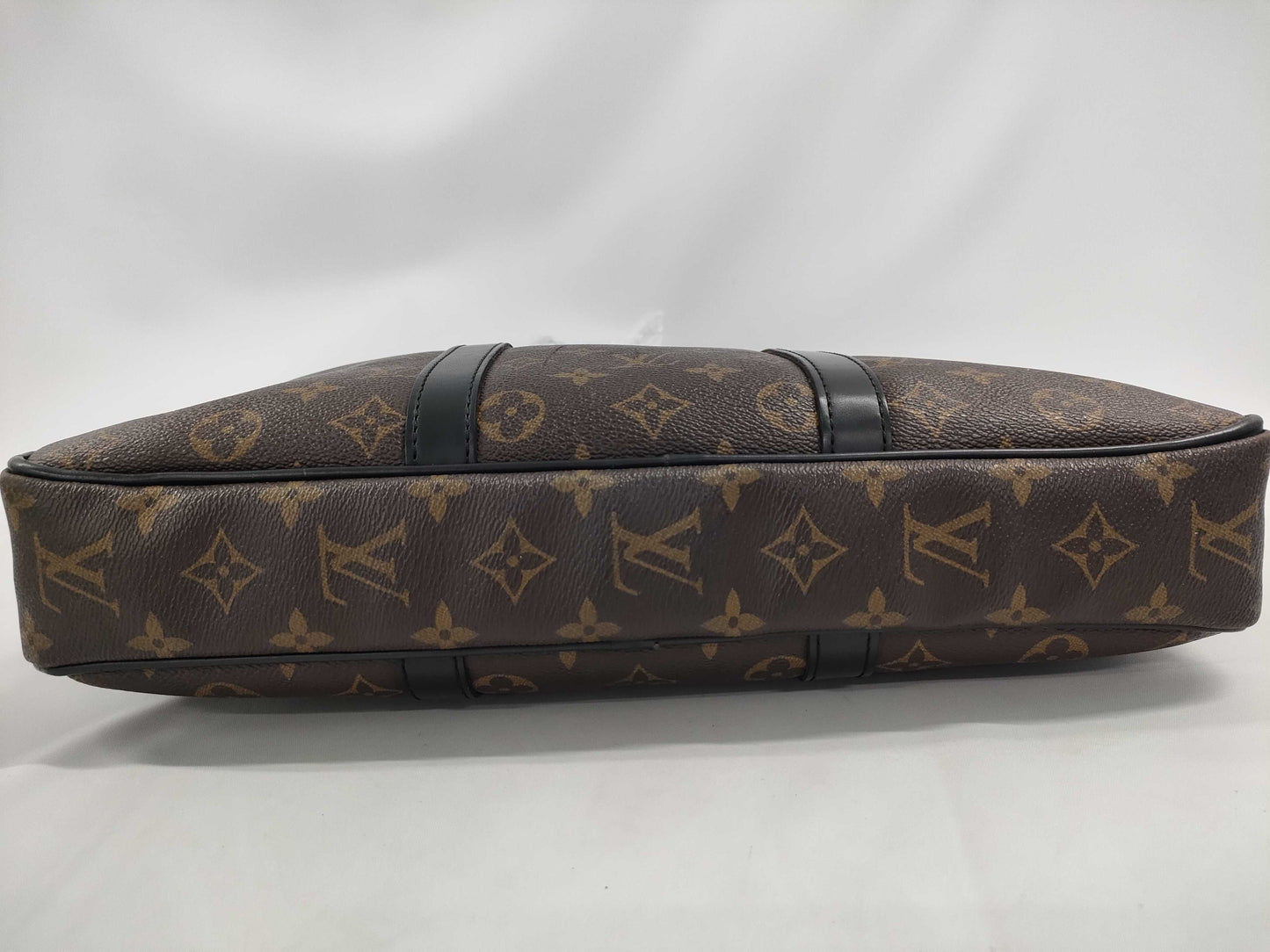 LOUIS VUITTON Monogram Macassar PDV PM Porte-Document Voyage Business Bag