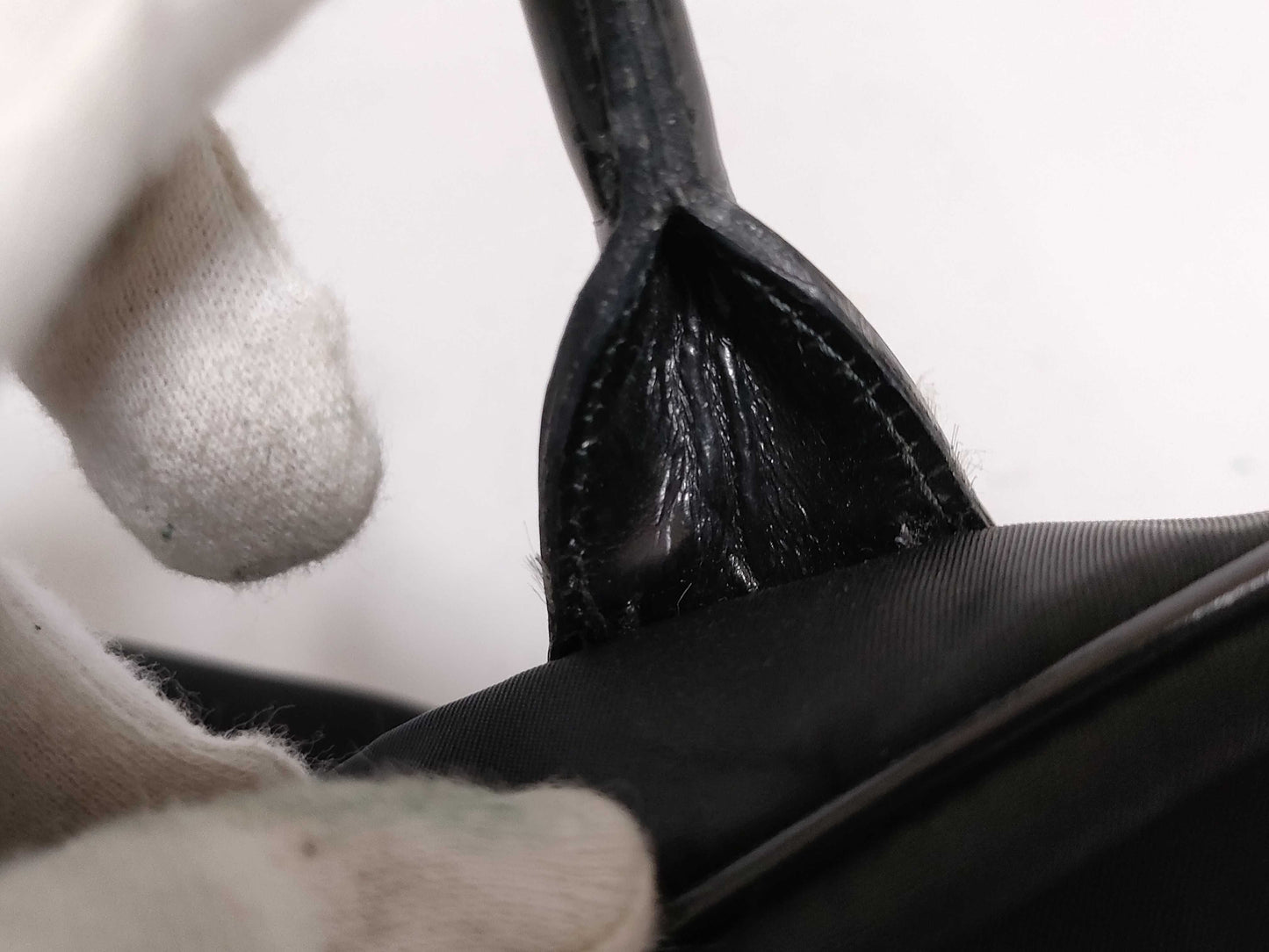PRADA Nylon Prada Saffiano Handbag