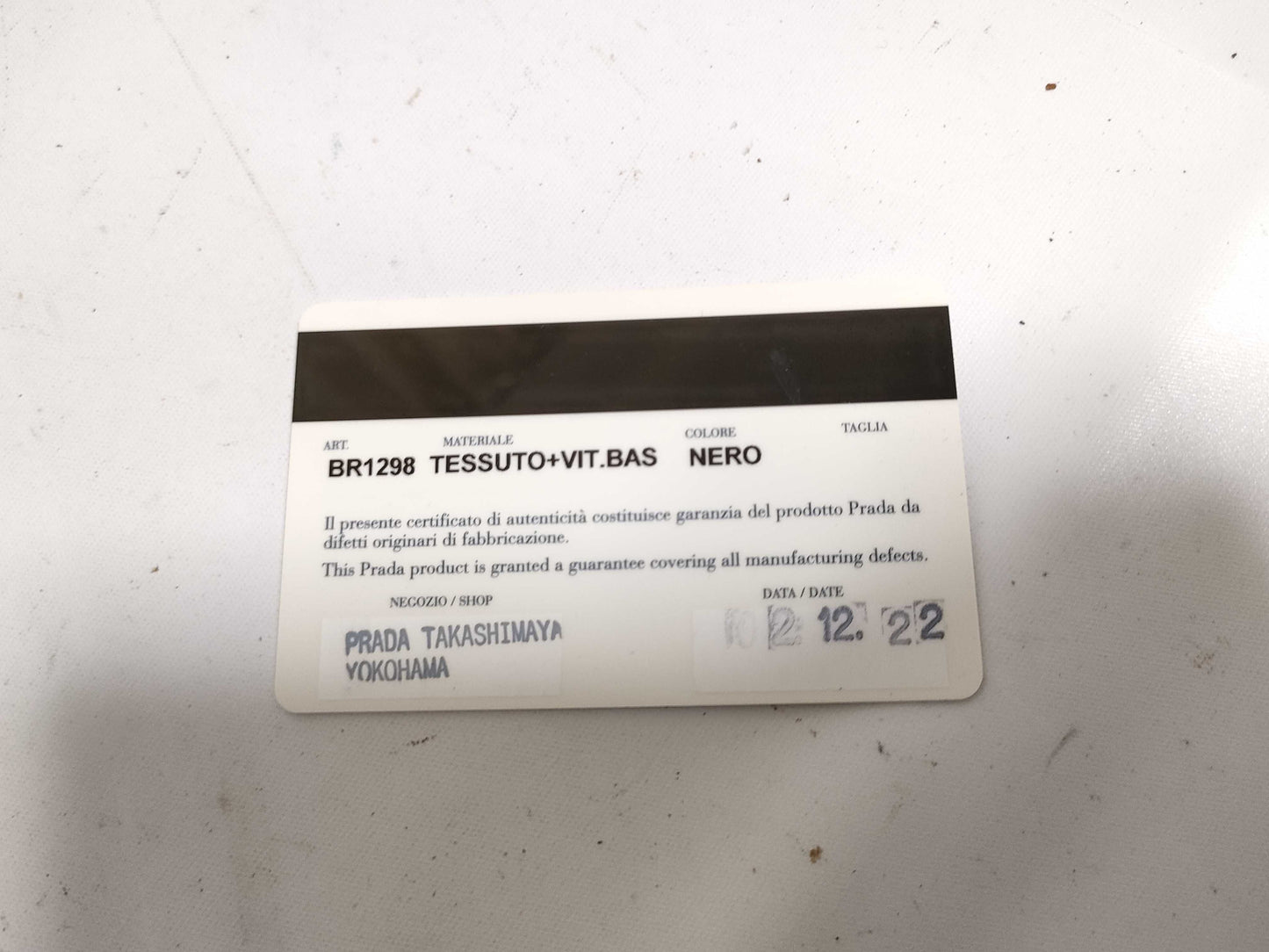 PRADA Nylon Prada Saffiano Handbag