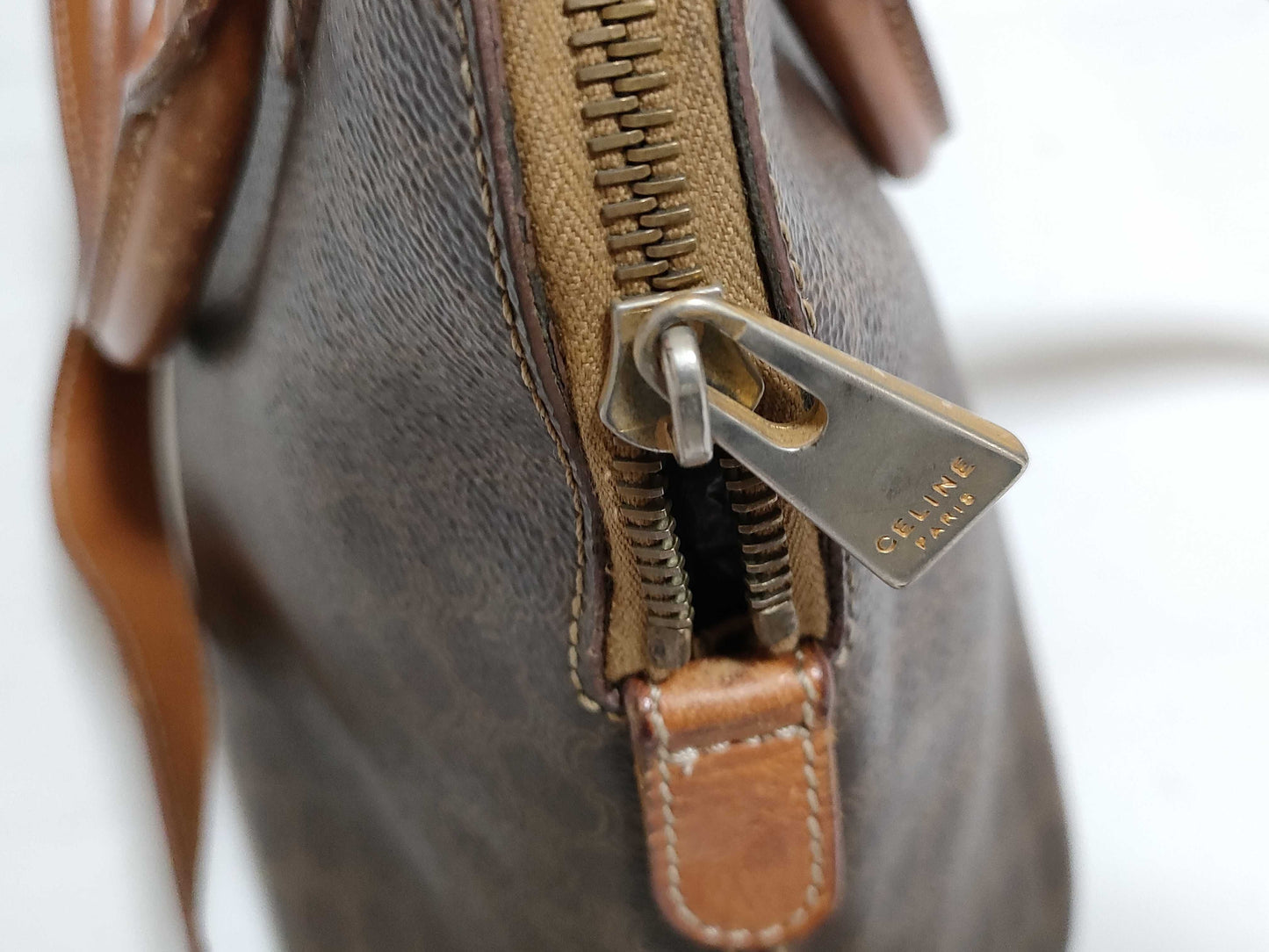 CELINE Macadam Shoulder Bag