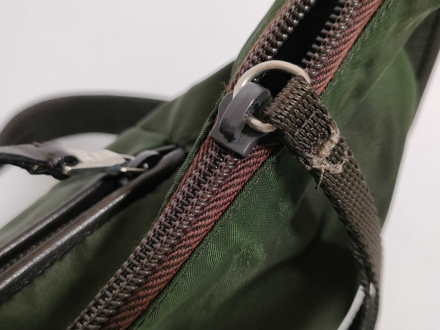 PRADA Nylon Prada Saffiano Shoulder Bag, Gallery Shoulder Bag