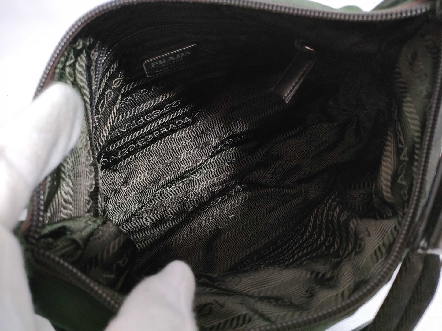 PRADA Nylon Prada Saffiano Shoulder Bag, Gallery Shoulder Bag