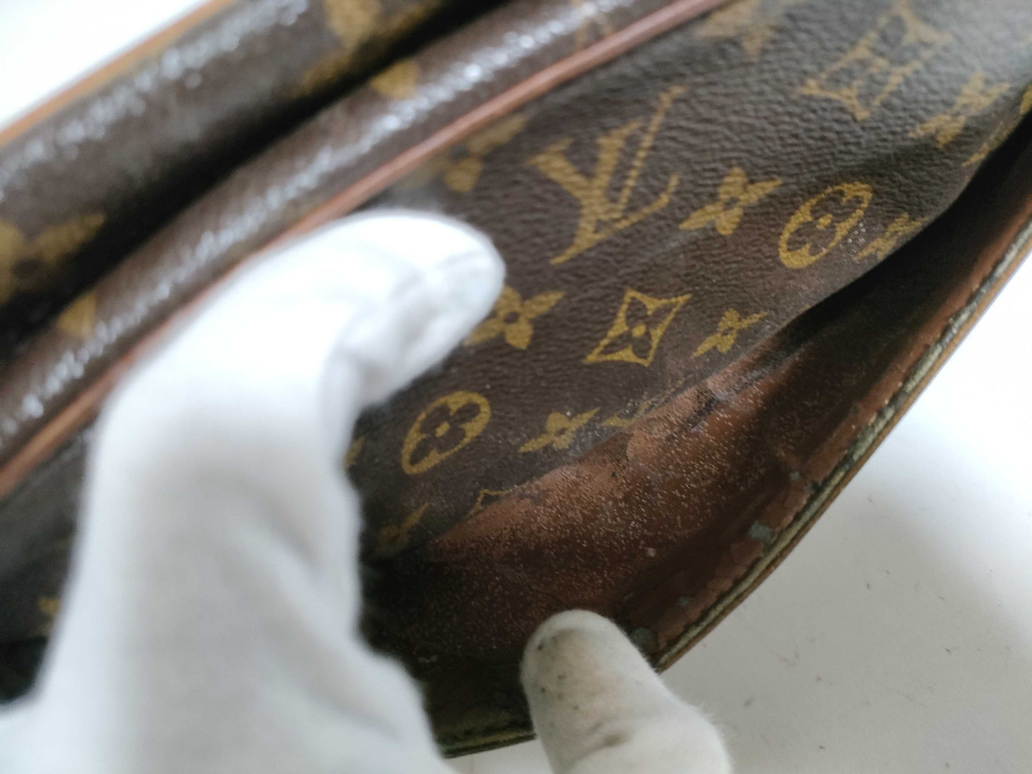 LOUIS VUITTON RFID Unverified Monogram Louis Vuitton Compiègne 28 Second Bag M51845/SL0995